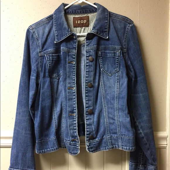 Izod Jackets & Blazers - Izod blue jean jacket